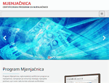 Tablet Screenshot of mjenjacnica.com